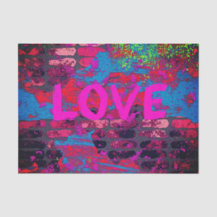 Love Graffiti Tissue Paper