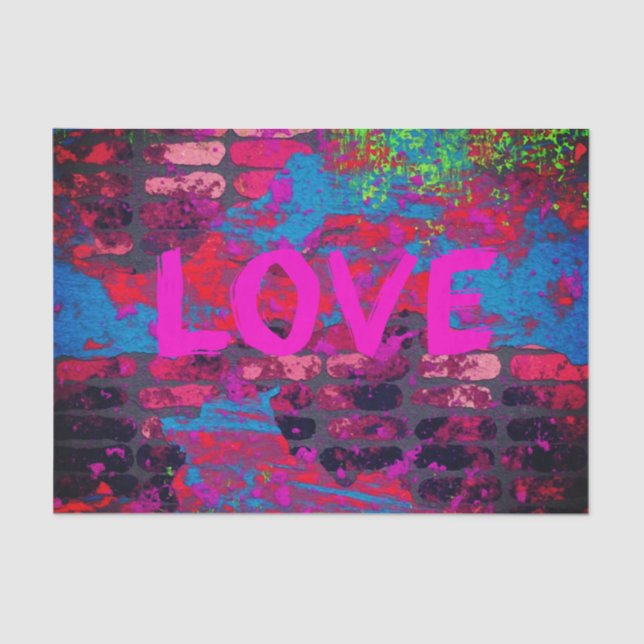 Love Graffiti Tissue Paper (Front)