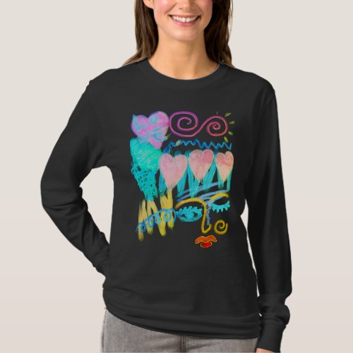 Love Graffitti Abstract Art to Wear T-Shirt