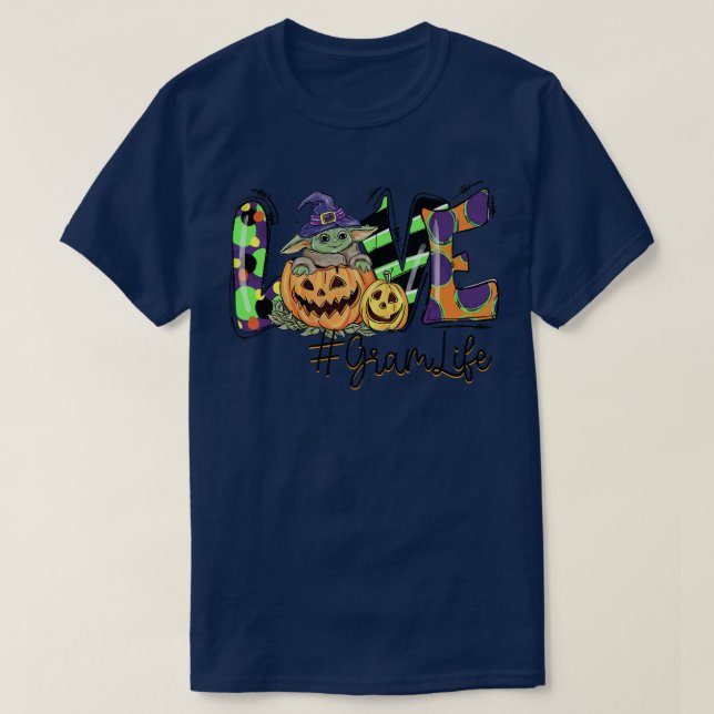 Love Gram life Pumpkin Halloween  T-Shirt (Design Front)