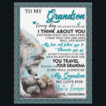 Love Grandson | Letter To My Grandson From Grandma Letterhead<br><div class="desc">Love Grandson | To My Grandson My Love For You Is Forever</div>
