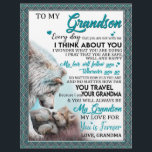Love Grandson | Letter To My Grandson From Grandma Letterhead<br><div class="desc">Love Grandson | To My Grandson My Love For You Is Forever</div>