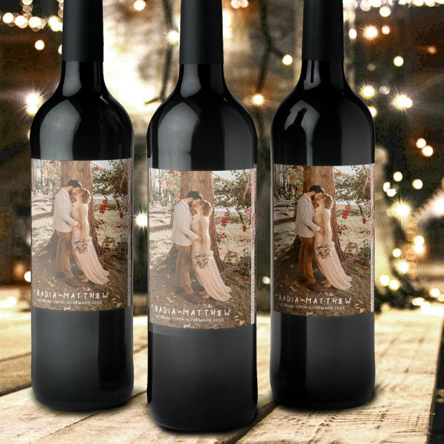 Love grass berries sketch fall wedding  wine label (Creator Uploaded)