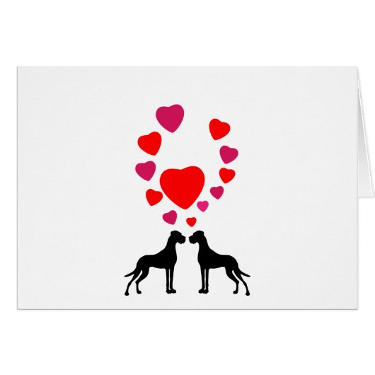 Love Great Dane Couple (Front Horizontal)