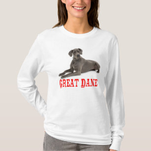 Love Great Dane Puppy Dog Tee shirt