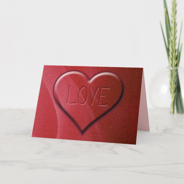Love Greeting Card (Front)