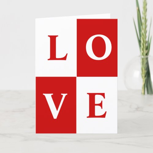 LOVE Greeting Card