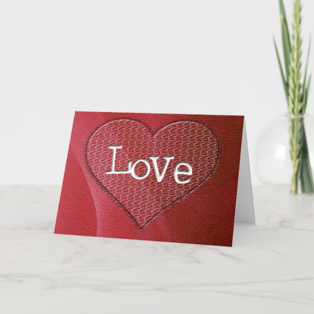 Love Greeting Card (Front)