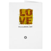 Love Greeting Card! Cards (Back)