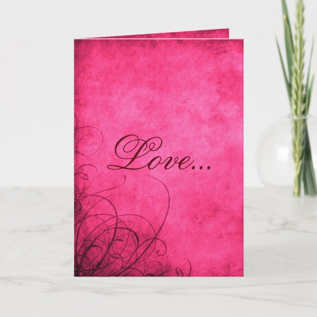 Love- Greeting Card: Love's Twilight Collection Card (Front)