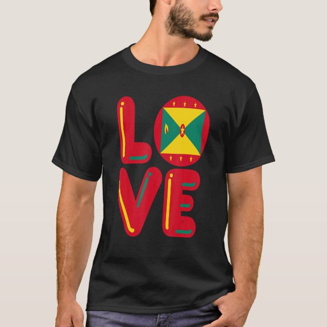 LOVE  Grenada T-Shirt (Front)