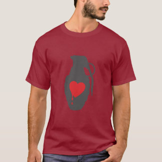 Love Grenade - Love is a Battlefield T-Shirt