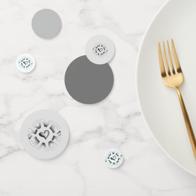 Love Grey Confetti (Group)
