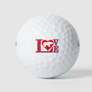 Love-Grizzlies Golf Balls