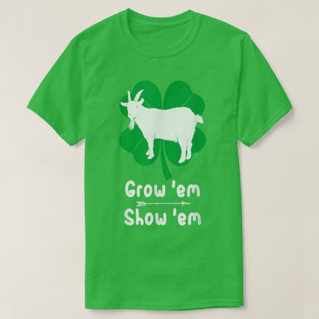 Love Growing, Showing Livestock Farmer Costume  T-Shirt (Design Front)