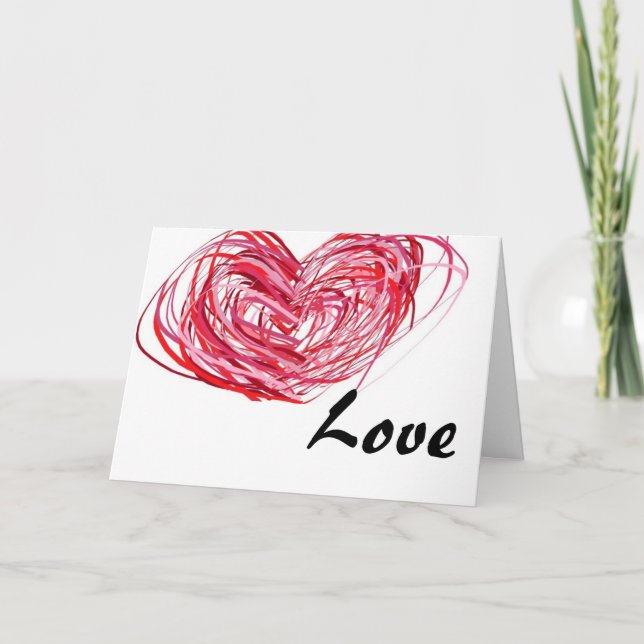 Love Grows Deeper Greeting Card (Front)