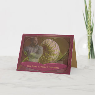 Love Grows ☥ Evolves ☥ Transforms Thank You Card