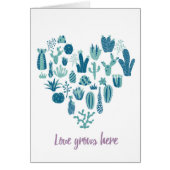 Love grows here cards (Front)