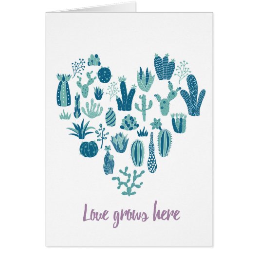Love grows here cards (Front)