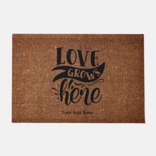 Love grows here doormat
