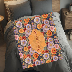 Love Grows Here Farmhouse Cottagecore Spring Flora Duvet Cover