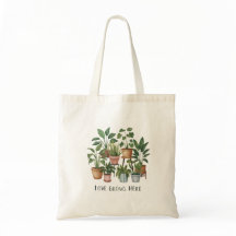 Love Grows here Tote Bag, Plant Lovers, Plant Mums