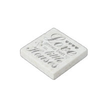 Love Grows In Little Houses Quote Stone Magnet