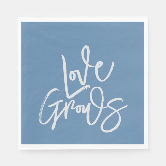 Love Grows   Napkins (Front)