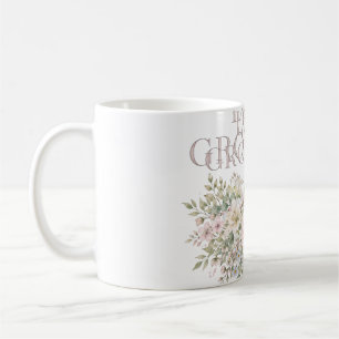 Love Grows On Watercolor Memorial Flowers Tee Coffee Mug