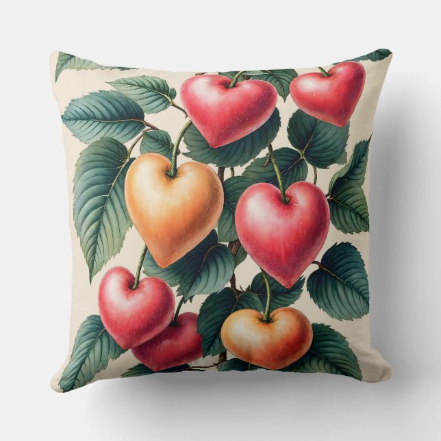 Love Grows Throw Pillow (Back)