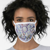 Love Guardian Angel Art Custom Face Mask (Worn Her)