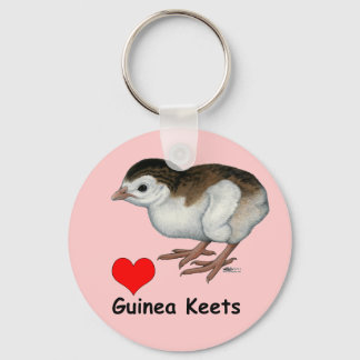 Love Guinea Keets Keychain