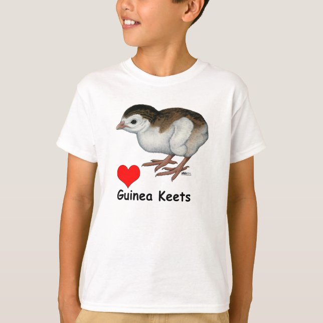 Love Guinea Keets T-Shirt (Front)