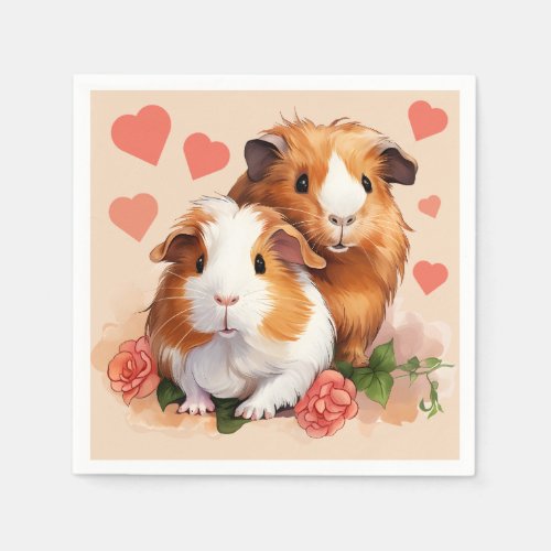 Love Guinea Pigs Napkins