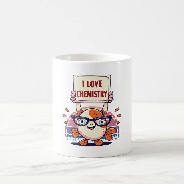 Love Guppies and Chemistry Coffee Mug (Center)