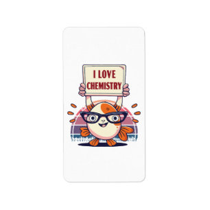 Love Guppies and Chemistry Label