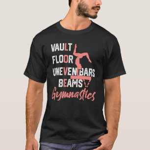 Love Gymnastics Beam Artistic Sport Men Women Gir T-Shirt