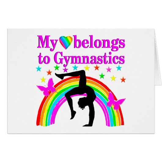 LOVE GYMNASTICS FOREVER CARDS (Front Horizontal)