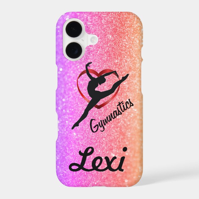 Love Gymnastics  Iphone Case (Back)