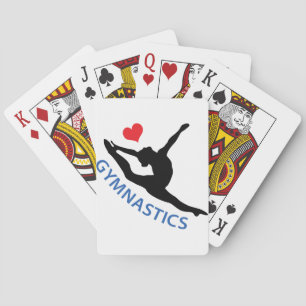 Love Gymnastics Poker Cards