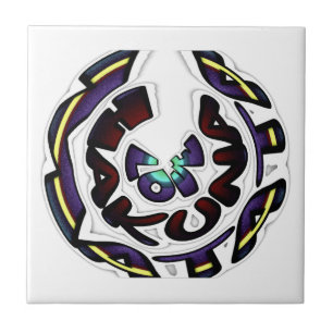 Love Hakuna Matata Art Print Ceramic Tile