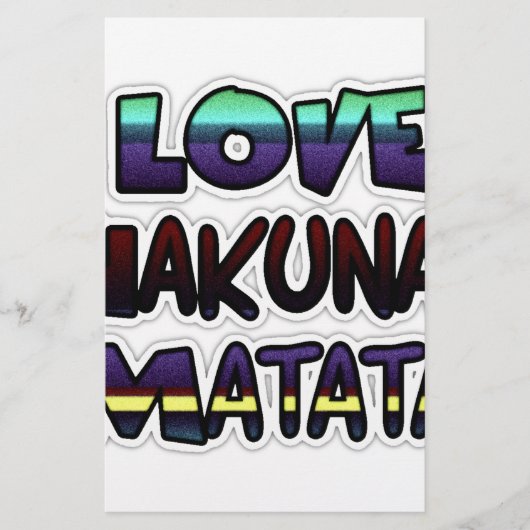 Love Hakuna Matata Gifts (Front)