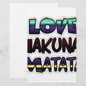 Love Hakuna Matata Gifts (Front/Back)