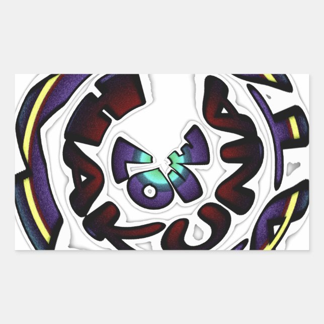 Love Hakuna Matata lovely Gifts Rectangular Sticker (Front)