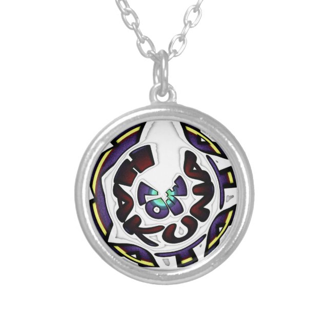 Love Hakuna Matata lovely Gifts Silver Plated Necklace (Front)