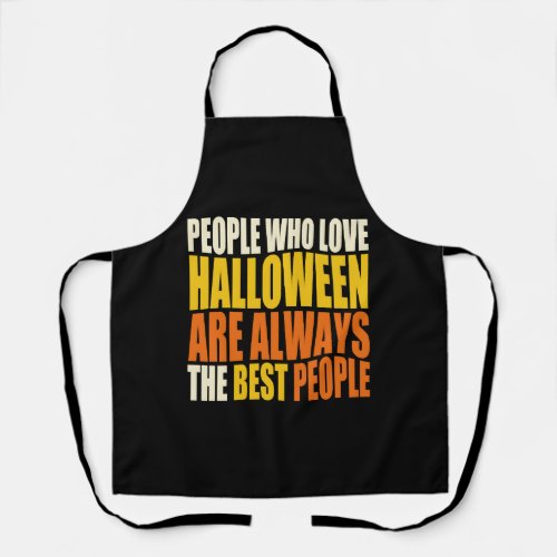 Love Halloween Apron