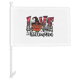 love Halloween                   Car Flag