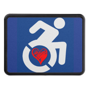 Love Handicapped Hitch Cover