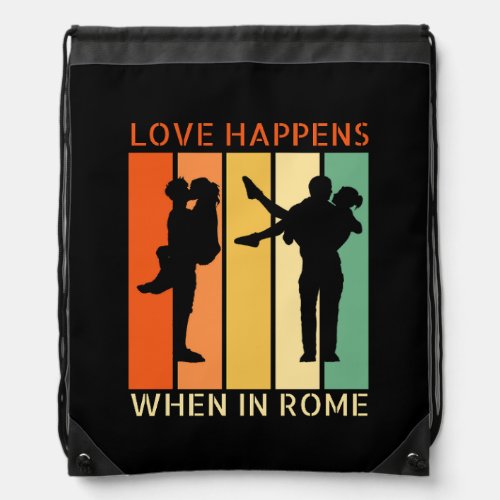 Love Happens when in Rome Backpack