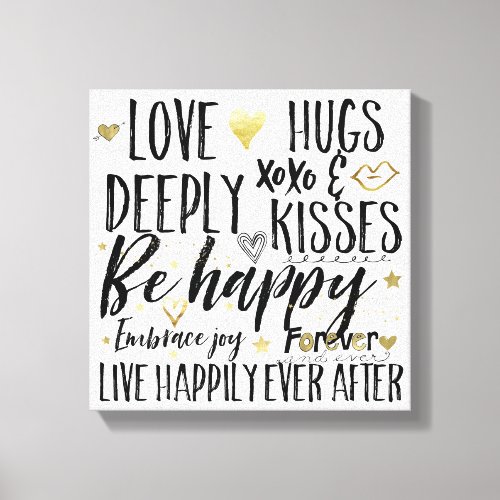 Love Happily Ever After Canvas Print
